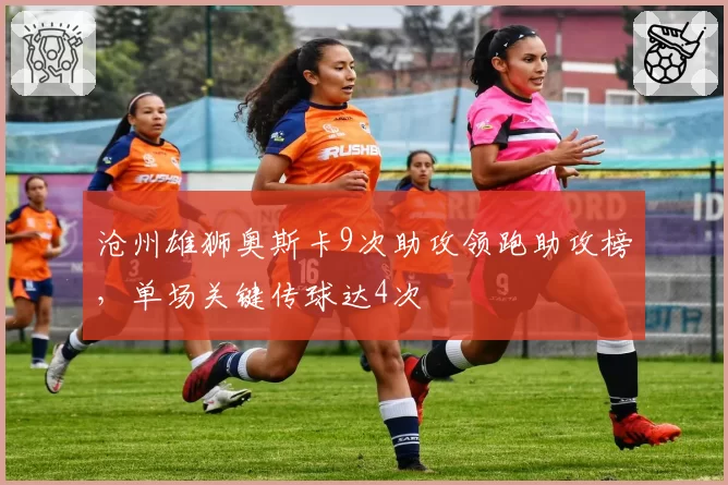 沧州雄狮奥斯卡9次助攻领跑助攻榜，单场关键传球达4次