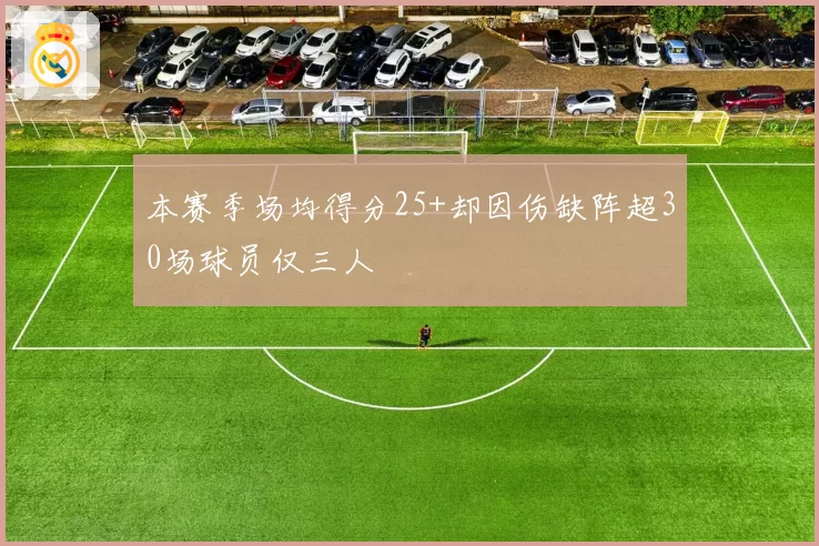 本赛季场均得分25+却因伤缺阵超30场球员仅三人